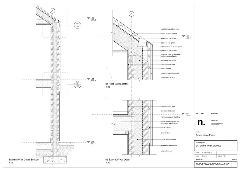 SAMPLE REVIT PROJECT - Project By N.