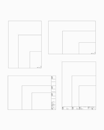 A0, A1, A2 Title Blocks