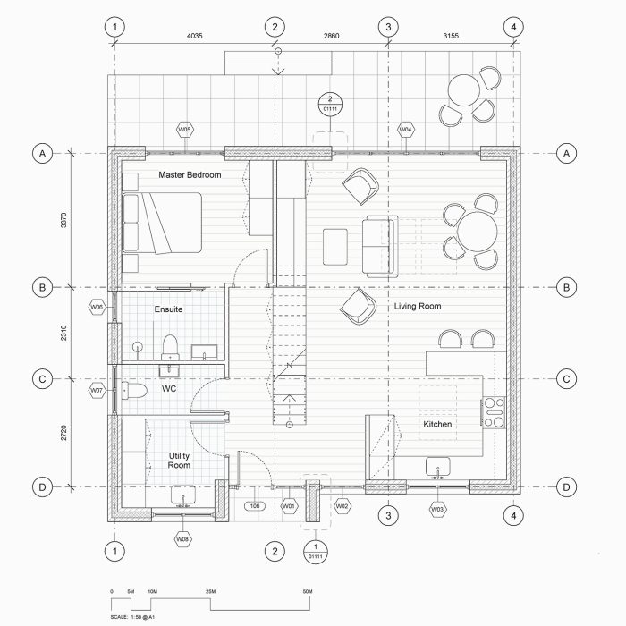 Revit View Template Hatched